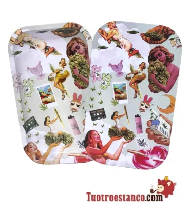 Metal Tray + 27x16cm Lid Love Bears