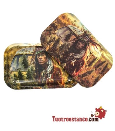 Bandeja Metálica + Tapa de 27x16cm Indio