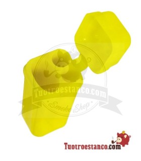 Frasco de isqueiro de plástico + savarette colorida