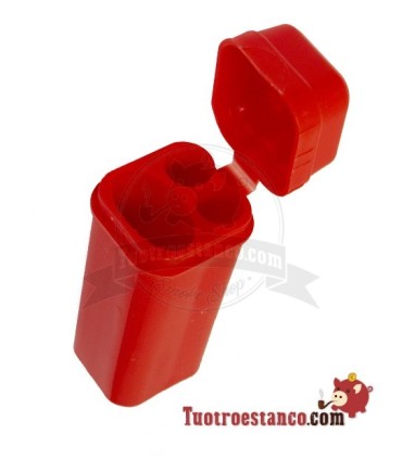 Bote de plástico para encendedor + savarette de colores