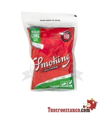 Filtres Smoking longueurs de 8 mm 100 filtres