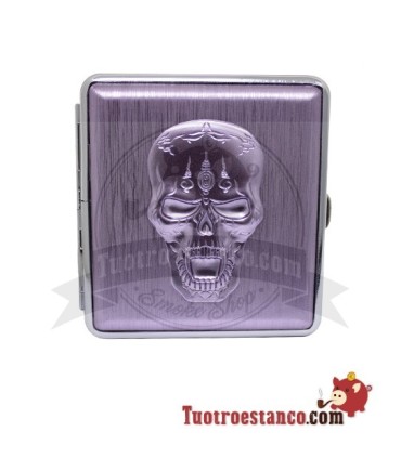 Champ Skull Relief 20 cigarettes en métal