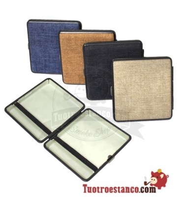 Pitillera metálica Champ Denim Style de 20 cig