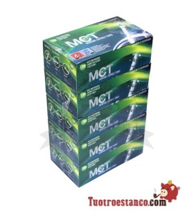 Tubos MTC Mentolados con capsula - Pack 5 cajitas de 100 unidades