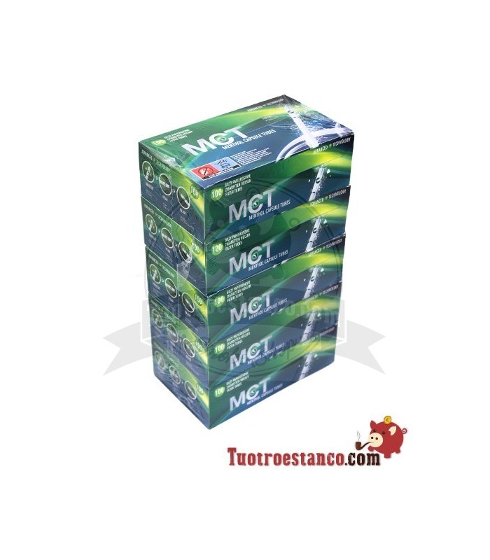 MCT mentholbuizen met capsule - Pak 5 dozen van 100 eenheden