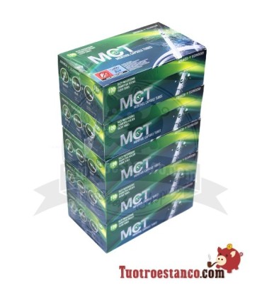 Tubos MCT Mentolados con cápsula - Pack 5 cajitas de 100 unidades