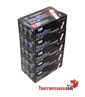 FRUTTA Strawberry Capsule Tubes - 5 boxes of 100 units