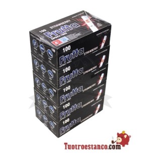 Tubes Frutta Fraise Capsule de 5 boîtes de 100 unités