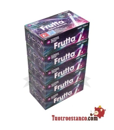 Tubos Frutta Frutos del bosque y menta 5 cajitas de 100 unidades