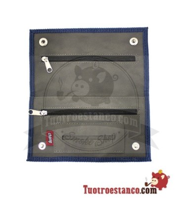 Porte-tabac Champ avec touche en velours côtelé