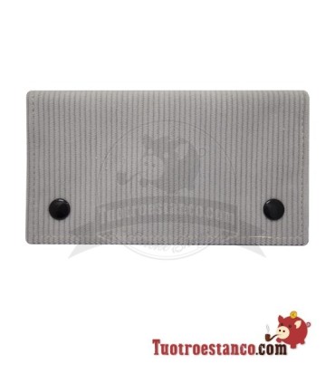 Portatabacco Champ con tocco di velluto a coste