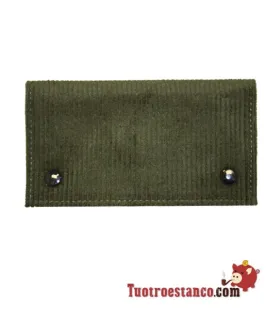 Porta-tabaco Champ com toque de veludo cotelê