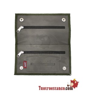 Portatabacco Champ con tocco di velluto a coste