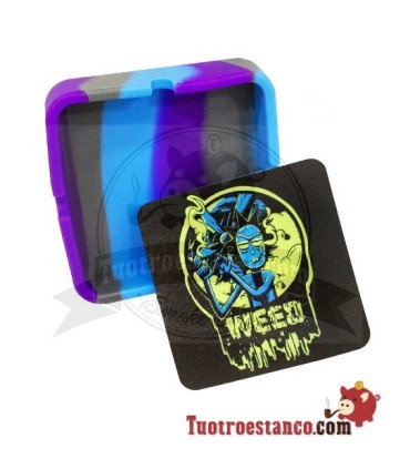 Rick and Morty Square Silicone Ashtray