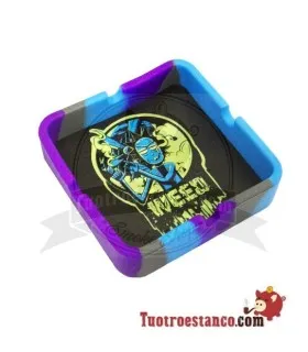 Posacenere in silicone Rick and Morty Square