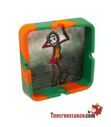 Cenicero Silicona Cuadrado Rick y Morty