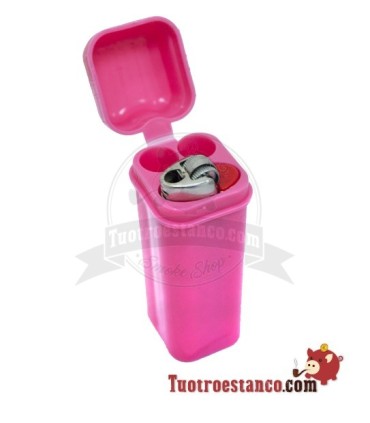 Pot briquet en plastique + savarette colorée