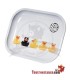 Soulblime Ducks Metalen Tray 14x18 cm