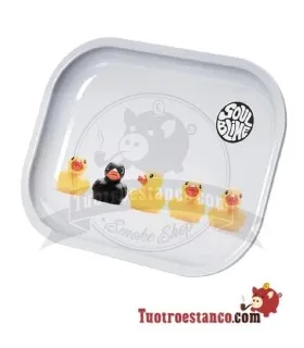 Soulblime Ducks Metalltablett 14x18 cm