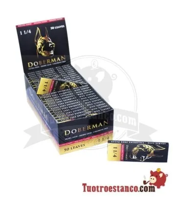 Doberman Paper 1 1/4 di 78mm - 50 libretti