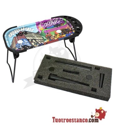 Rolling Console Friends Smoke