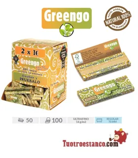 Greengo 70 mm Papierdisplay – 100 Broschüren