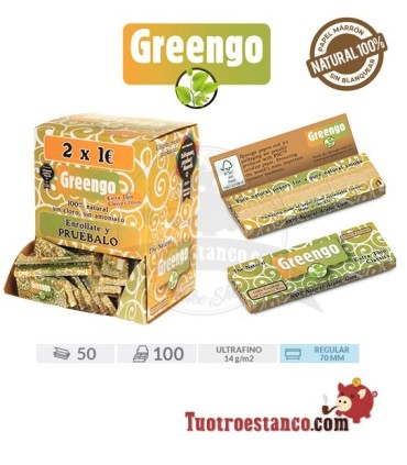 70 mm greengo Papierdisplay - 100 Broschüren