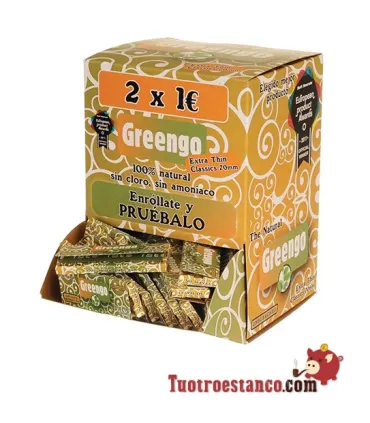 Exposição de Papel Greengo 70 mm - 100 livretos