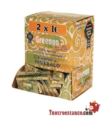 Expositor de Papel Greengo de 70 mm - 100 libritos