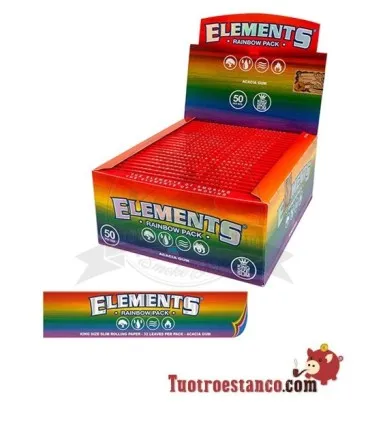 Elements RAINBOW Slim Rice Paper Case 110mm - 50 Broschüren