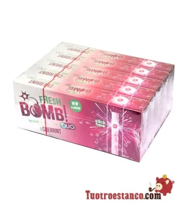 Tubos Fresh Bomb! Cherry - 5 boxes of 100 units