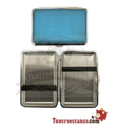 Pitillera metálica Champ Shiny para 12 cigarros