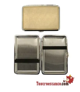 Champ Shiny metal cigarette case for 12 cigars
