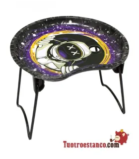 Small crescent tray with stand - Astronauta