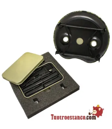 Small crescent tray with stand - Pair