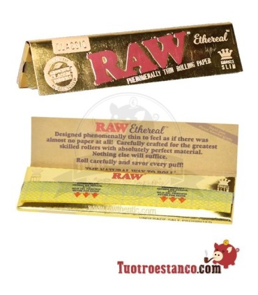 Papel Raw Ethereal king Size Slim de 110 mm