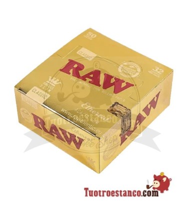 Raw Ethereal king size slanke 110 mm koffer - 50 boekjes