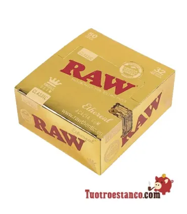 Raw Ethereal king size Slim 110 mm case - 50 Booklets