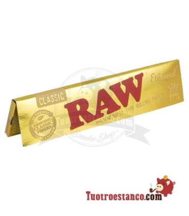 Raw Ethereal king size slanke 110 mm koffer - 50 boekjes