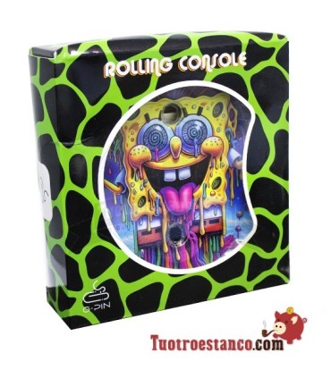 Bandeja pequeña con soporte - Bob Esponja