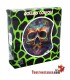 Small crescent tray with stand - Calavera Mexicana