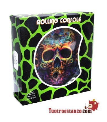 Bandeja pequeña con soporte Calavera Mexicana