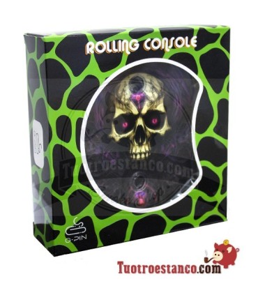 Kleine halvemaanschaal met standaard - Calavera Heavy