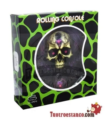 Kleine halvemaanschaal met standaard - Calavera Heavy