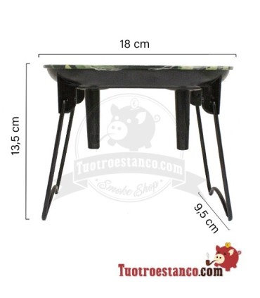 Bandeja pequeña con soporte - Zombie