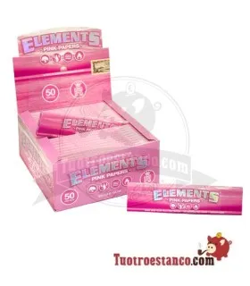Elements King Size Roze Papieren Doos - 50 boekjes
