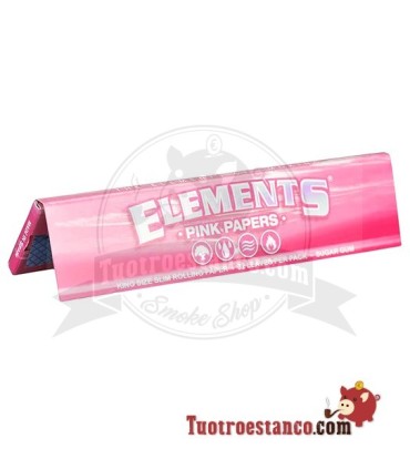 Elements King Size Roze Papier
