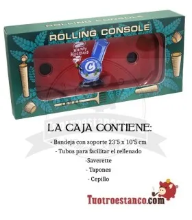 Rolling Console Bong Red