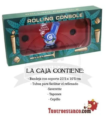 Console Rotolante Bong Rosso