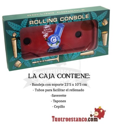 Rolling Console Bong Red